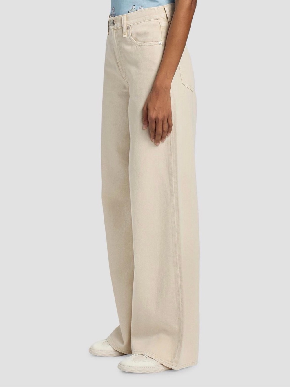 rag & bone featherweight Sofie wide leg jeans
